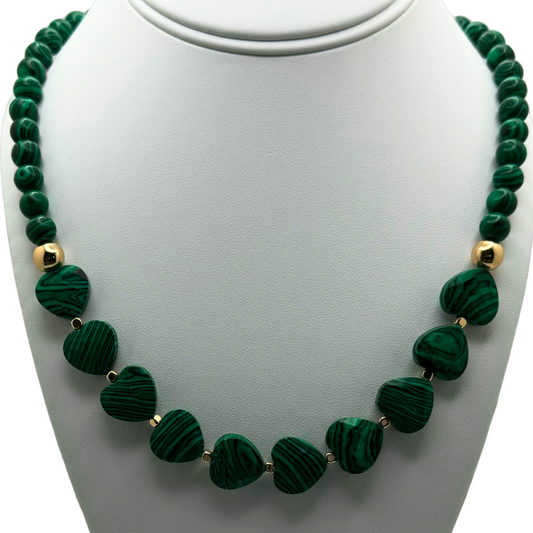 Green Heart Envy Necklace