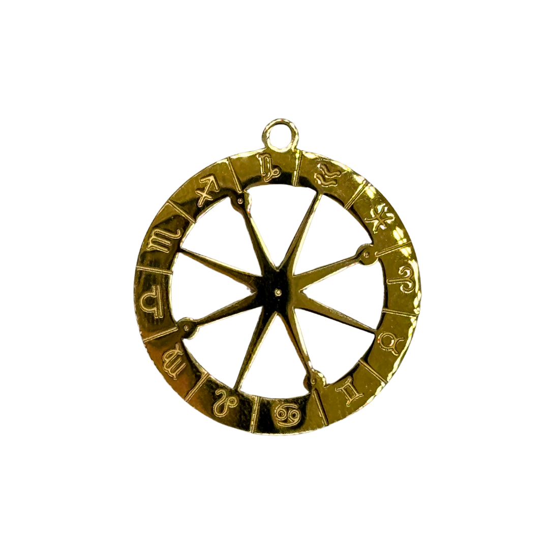 Zodiac Wheel Pendant